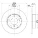 Bremsscheibe 8DD 355 127-031 Bremsscheibe 8DD 355 127-031