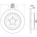Bremsscheibe 8DD 355 122-941