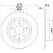Hella Bremsscheibe PRO 8DD 355 119-391