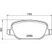 Hella Bremsbelagsatz, Scheibenbremse 8DB 355 018-771 Hella Bremsbelagsatz, Scheibenbremse 8DB 355 018-771