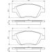 BOSCH Bremsbelagsatz, Scheibenbremse 0 986 494 438 BOSCH Bremsbelagsatz, Scheibenbremse 0 986 494 438