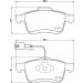 Hella Bremsbelagsatz, Scheibenbremse 8DB 355 024-691 Hella Bremsbelagsatz, Scheibenbremse 8DB 355 024-691