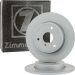 ZIMMERMANN 405.4102.20 COAT Z Ø280mm für SMART FORTWO voll, beschichtet, hochgekohlt