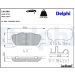 Delphi Bremsbelagsatz, Scheibenbremse LP1509 Delphi Bremsbelagsatz, Scheibenbremse LP1509