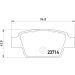 Hella Bremsbelagsatz, Scheibenbremse 8DB 355 018-851