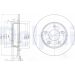 Delphi Bremsscheibe BG3671 Delphi Bremsscheibe BG3671