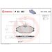 Brembo Bremsbelagsatz, Scheibenbremse PRIME LINE P 61 057 Brembo Bremsbelagsatz, Scheibenbremse PRIME LINE P 61 057