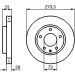 BOSCH Bremsscheibe 0 986 479 016