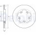 Delphi Bremsscheibe BG4681C Delphi Bremsscheibe BG4681C