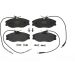 Brembo Bremsbelagsatz, Scheibenbremse PRIME LINE P 61 057 Brembo Bremsbelagsatz, Scheibenbremse PRIME LINE P 61 057