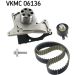 SKF Wasserpumpe + Zahnriemensatz VKMC 06136
