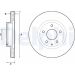 Delphi Bremsscheibe BG4713C Delphi Bremsscheibe BG4713C