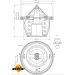 NRF Thermostat, Kühlmittel EASY FIT 725012