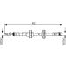 BOSCH Bremsschlauch 1 987 481 565