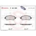 Brembo Bremsbelagsatz, Scheibenbremse PRIME LINE P 49 055 Brembo Bremsbelagsatz, Scheibenbremse PRIME LINE P 49 055
