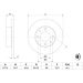 BOSCH Bremsscheibe 0 986 478 063