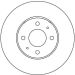 TRW Bremsscheibe DF4024