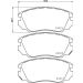 Hella Pagid Bremsbelagsatz, Scheibenbremse 8DB 355 013-051