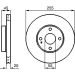 BOSCH Bremsscheibe 0 986 478 996
