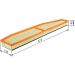 BOSCH F 026 400 147 Luftfilter BOSCH F 026 400 147 Luftfilter