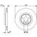 BOSCH Bremsscheibe 0 986 479 395