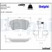 Delphi Bremsbelagsatz, Scheibenbremse LP2209 Delphi Bremsbelagsatz, Scheibenbremse LP2209