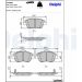 Delphi Bremsbelagsatz, Scheibenbremse LP2688 Delphi Bremsbelagsatz, Scheibenbremse LP2688