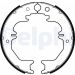 Delphi Bremsbackensatz LS2132 Delphi Bremsbackensatz LS2132