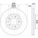 Bremsscheibe 8DD 355 117-231 Bremsscheibe 8DD 355 117-231
