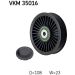 SKF Umlenk-/Führungsrolle, Keilrippenriemen VKM 35016