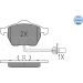 Meyle Bremsbelagsatz, Scheibenbremse MEYLE-ORIGINAL: True to OE 025 218 4919/W Meyle Bremsbelagsatz, Scheibenbremse MEYLE-ORIGINAL: True to OE 025 218 4919/W