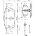 BOSCH Bremsbelagsatz, Scheibenbremse 0 986 494 201 BOSCH Bremsbelagsatz, Scheibenbremse 0 986 494 201