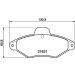 Bremsbelagsatz, Scheibenbremse 8DB 355 019-201 Bremsbelagsatz, Scheibenbremse 8DB 355 019-201