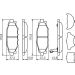 BOSCH Bremsbelagsatz, Scheibenbremse 0 986 494 444 BOSCH Bremsbelagsatz, Scheibenbremse 0 986 494 444