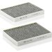 MANN-FILTER CUK 2736-2 Innenraumfilter, Aktivkohlefilter
