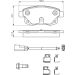 BOSCH Bremsbelagsatz, Scheibenbremse 0 986 494 614 BOSCH Bremsbelagsatz, Scheibenbremse 0 986 494 614