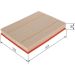 BOSCH F 026 400 055 Luftfilter BOSCH F 026 400 055 Luftfilter