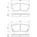 BOSCH Bremsbelagsatz, Scheibenbremse 0 986 461 750 BOSCH Bremsbelagsatz, Scheibenbremse 0 986 461 750