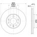 Bremsscheibe 8DD 355 127-841 Bremsscheibe 8DD 355 127-841