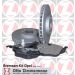 Zimmermann 640.4244.00 Bremsensatz für OPEL ASTRA B16 Vorderachse 16" 300mm