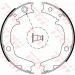 TRW Bremsbackensatz, Feststellbremse GS8479