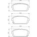BOSCH Bremsbelagsatz, Scheibenbremse 0 986 494 400 BOSCH Bremsbelagsatz, Scheibenbremse 0 986 494 400