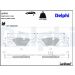 Delphi Bremsbelagsatz, Scheibenbremse LP576 Delphi Bremsbelagsatz, Scheibenbremse LP576