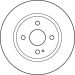 TRW Bremsscheibe DF4966
