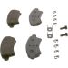 BOSCH Bremsbelagsatz, Scheibenbremse 0 986 424 801