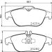 Hella Bremsbelagsatz, Scheibenbremse 8DB 355 016-281 Hella Bremsbelagsatz, Scheibenbremse 8DB 355 016-281