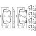 BOSCH Bremsbelagsatz, Scheibenbremse 0 986 494 933
