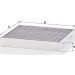 MANN-FILTER CUK 23 024 Innenraumfilter, Aktivkohlefilter