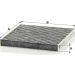 MANN-FILTER CUK 18 002 Innenraumfilter, Aktivkohlefilter