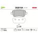 Bremsbelagsatz, Scheibenbremse 302816A Bremsbelagsatz, Scheibenbremse 302816A